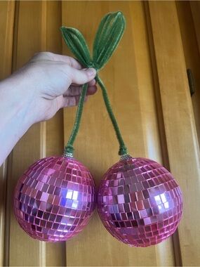 Pink Disco Ball Cherries